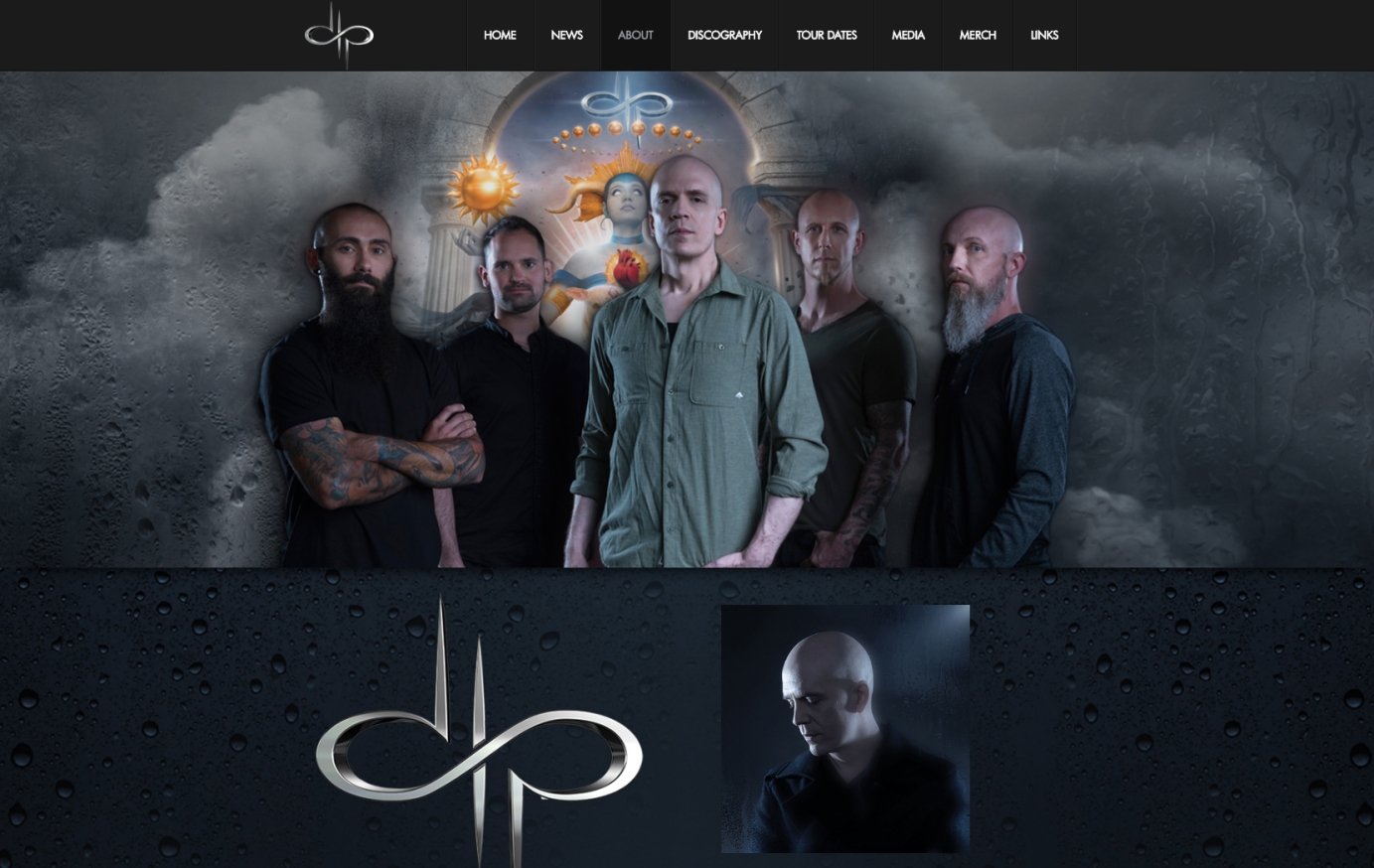 Website for Devin Townsend (2016)