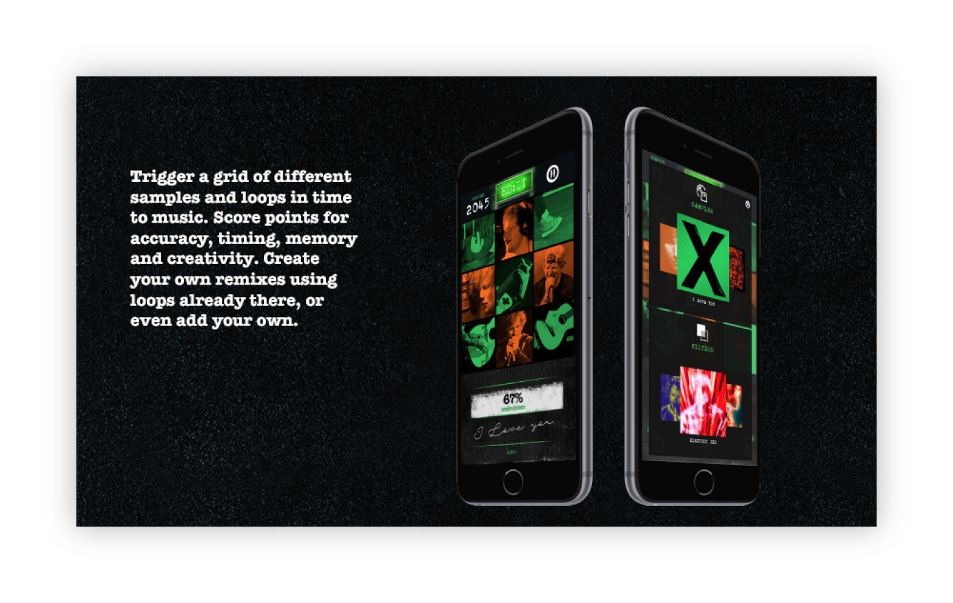 Apps and games for Ed Sheeran, Warner Music by Condor
