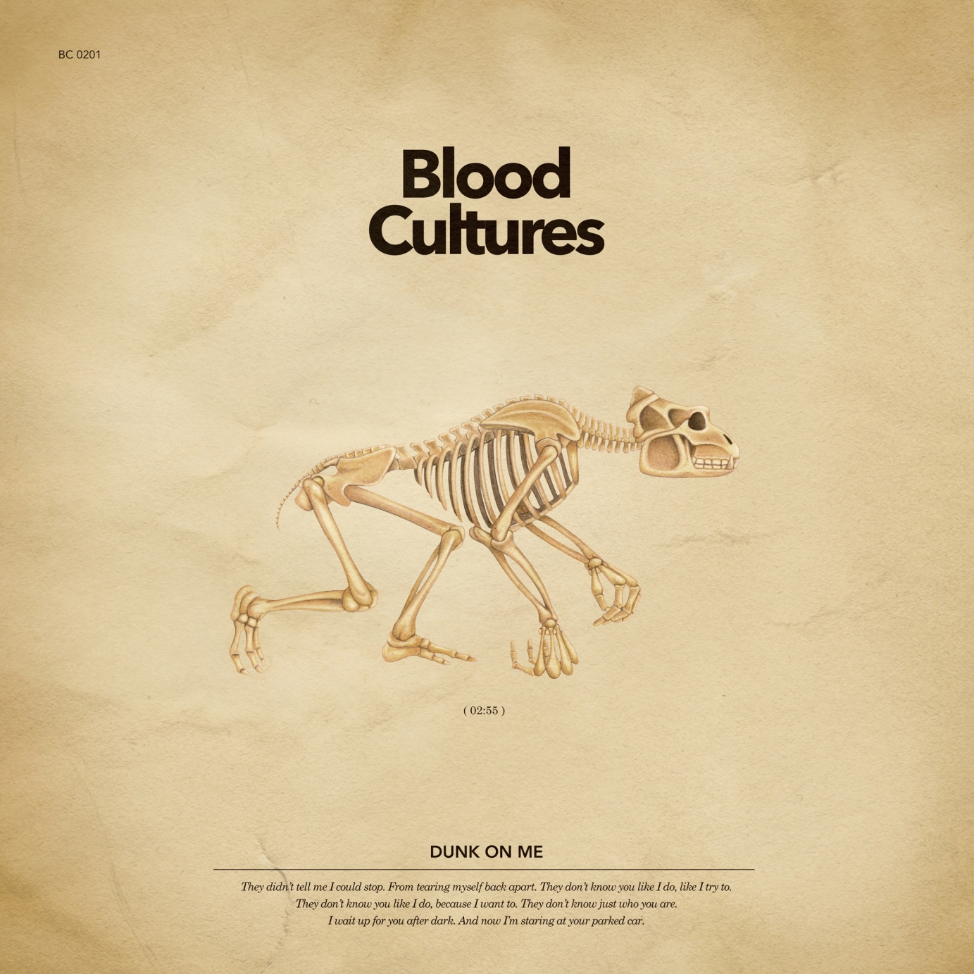 Single Artwork for Blood Cultures by Mat Williams
