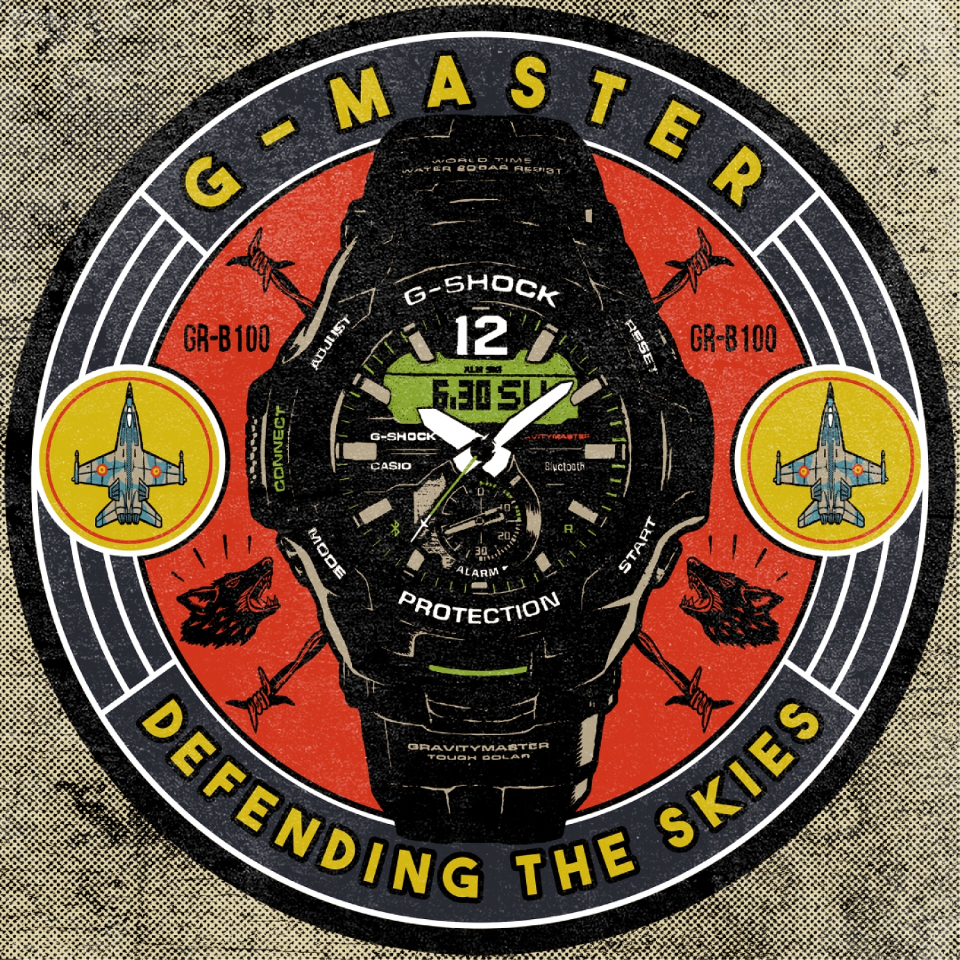 G-Shock design and illustration, creative direction.