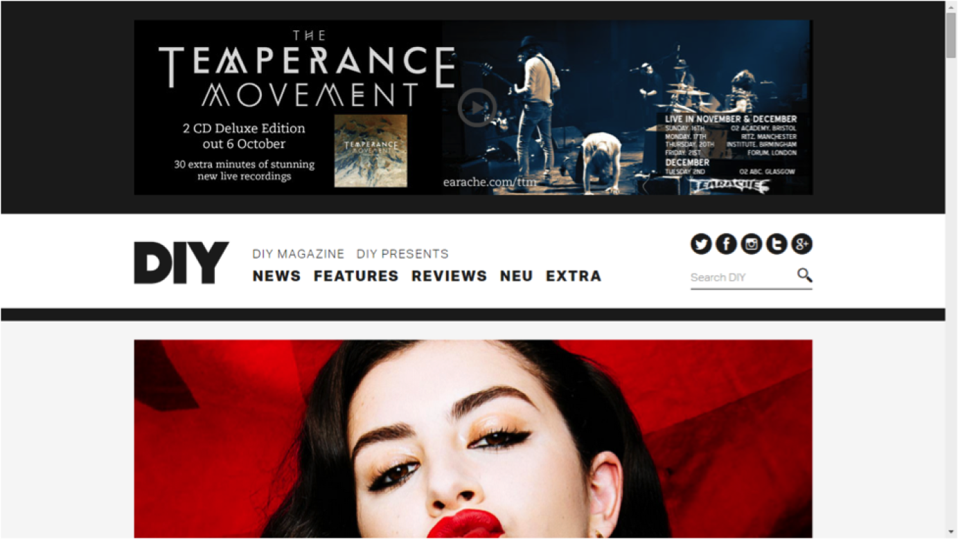 The Temperance Movement Design and project management for Earache Records by ASYLUMseventy7