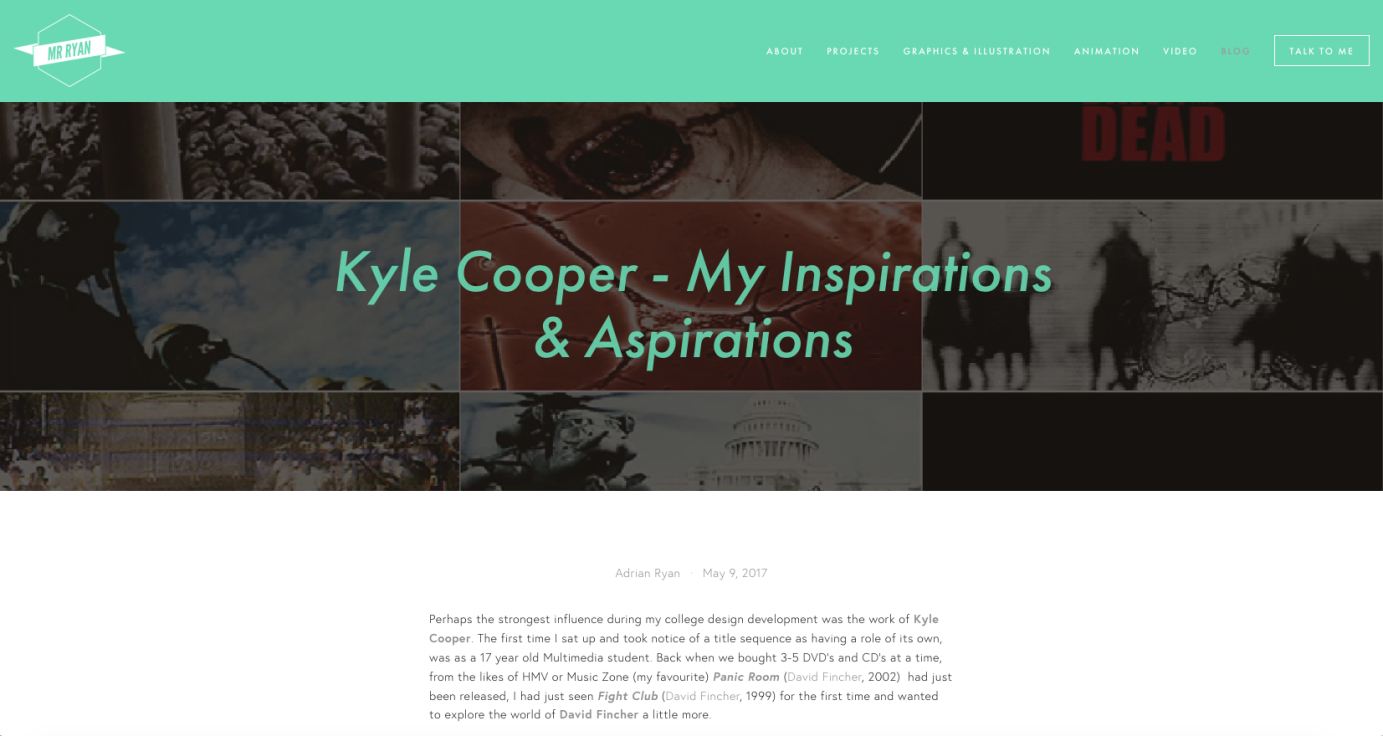 Website for by Mr Ryan