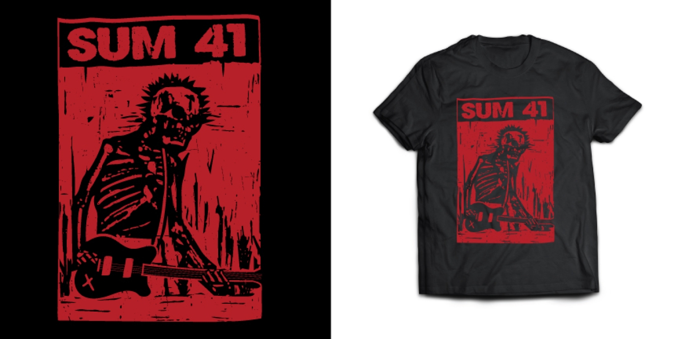Merchandise for Sum 41 by cpodish