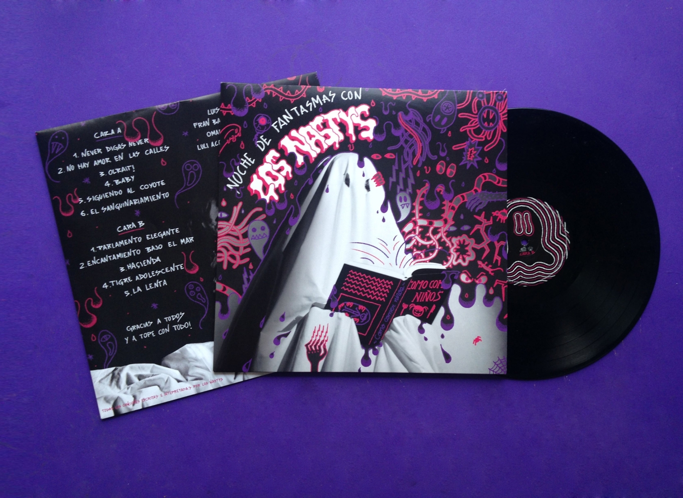 LP Noche de Fantasmas design for Los Nastys