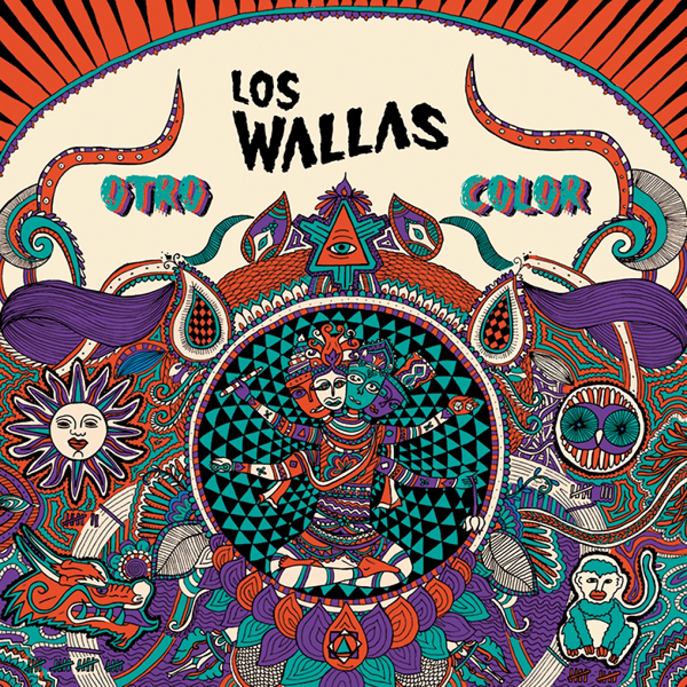 Vinyl design for Los Wallas