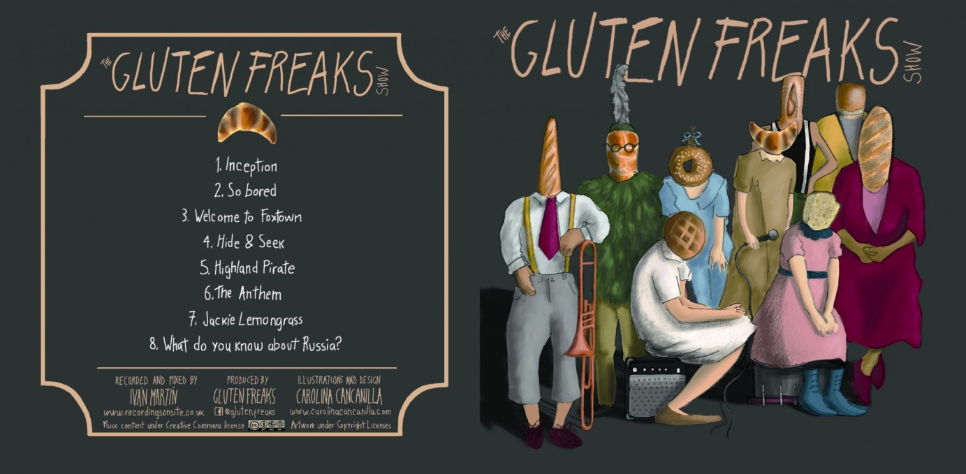 Artwork for Gluten Freaks by Carolina Cancanilla