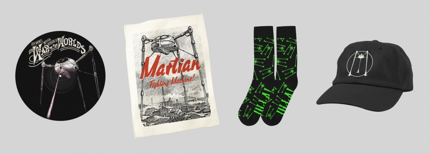 Merchandise for Jeff Wayne's Musical Version of The War of The Worlds by inckt