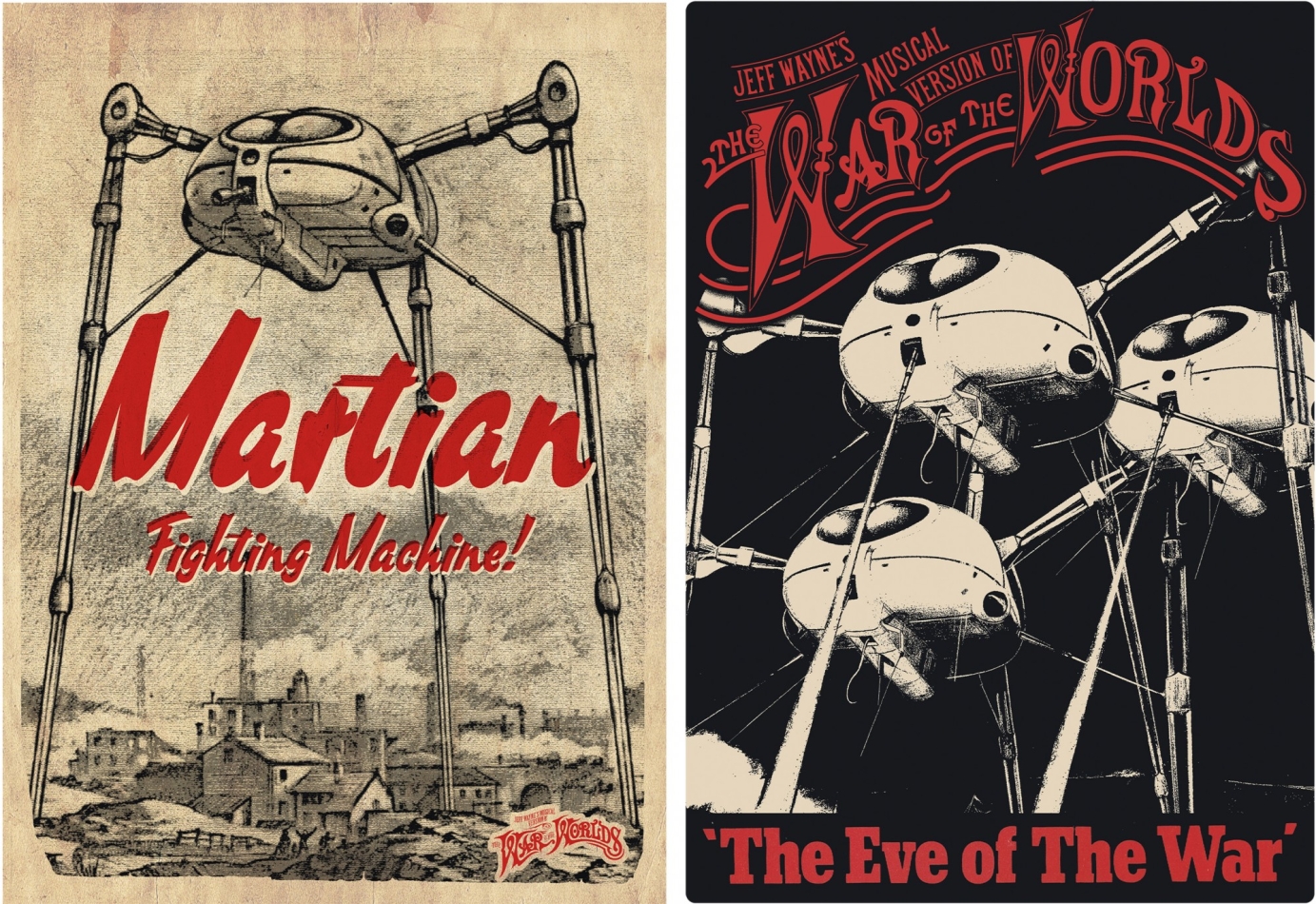 Merchandise for Jeff Wayne's Musical Version of The War of The Worlds by inckt