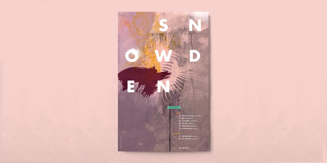 Graphic design for Snowden by TimothyODonnell
