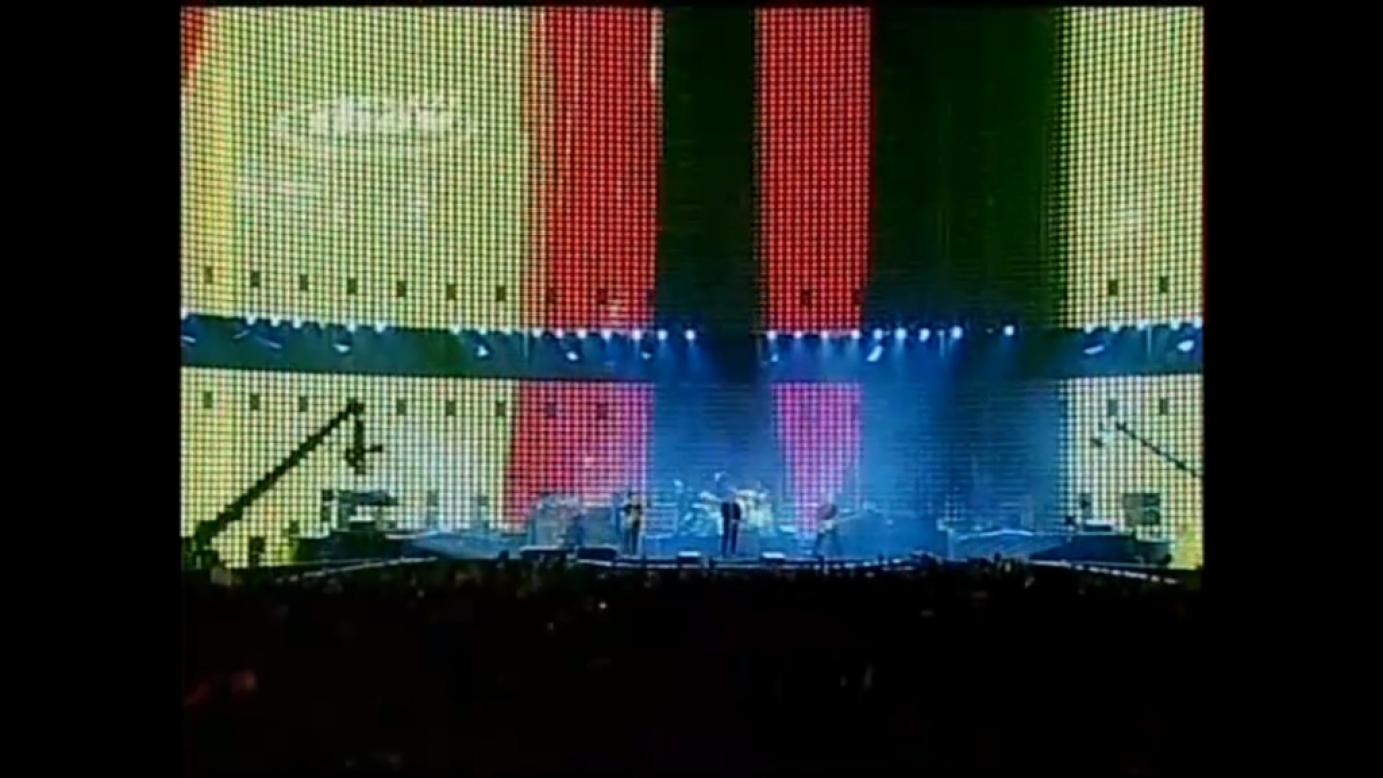 Live visuals for U2 by Krupa