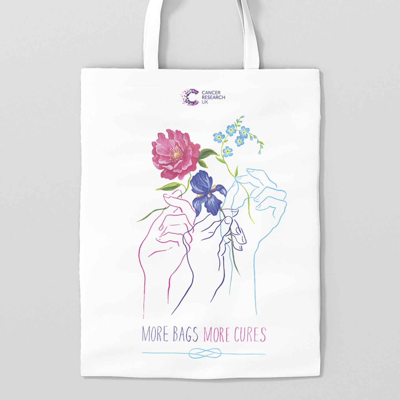 Cancer Research Tote Bag Design