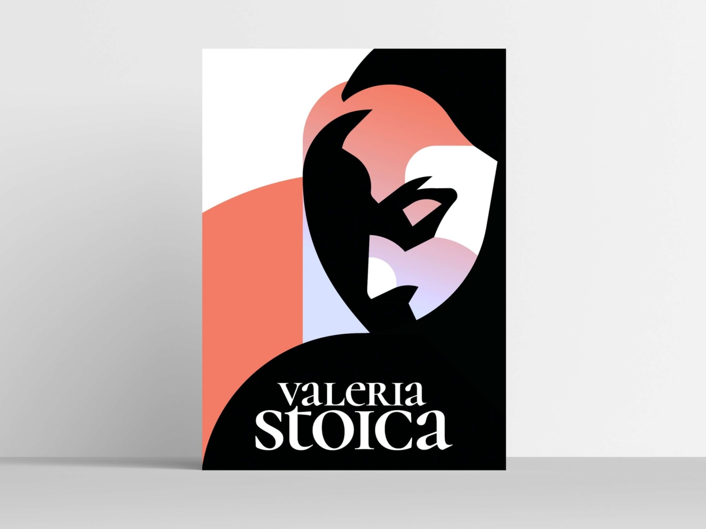 Series of posters for singer Valeria Stoica