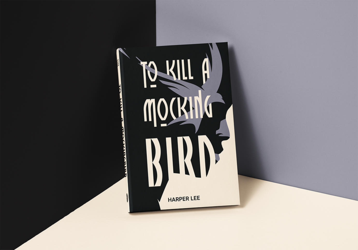 To Kill a Mockingbird cover and custom type design