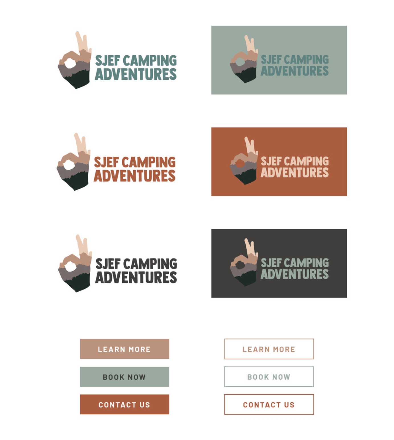 SJEF Camping Branding & Web Design