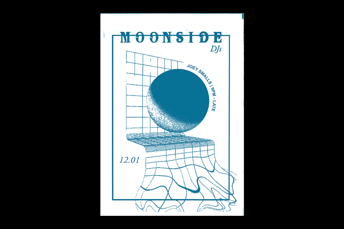Moonside DJ's - Poster