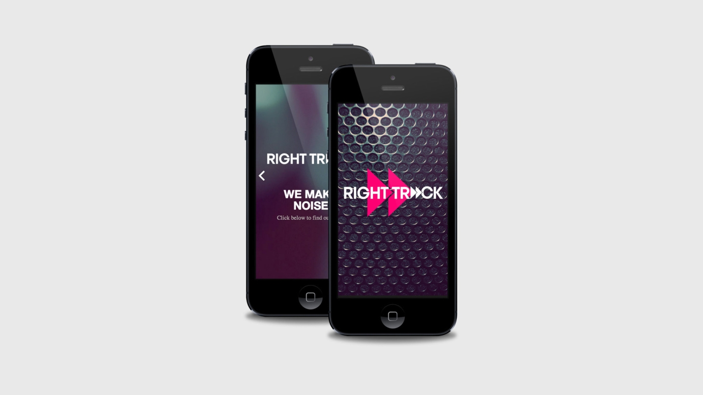 Righttrack London - branding and design