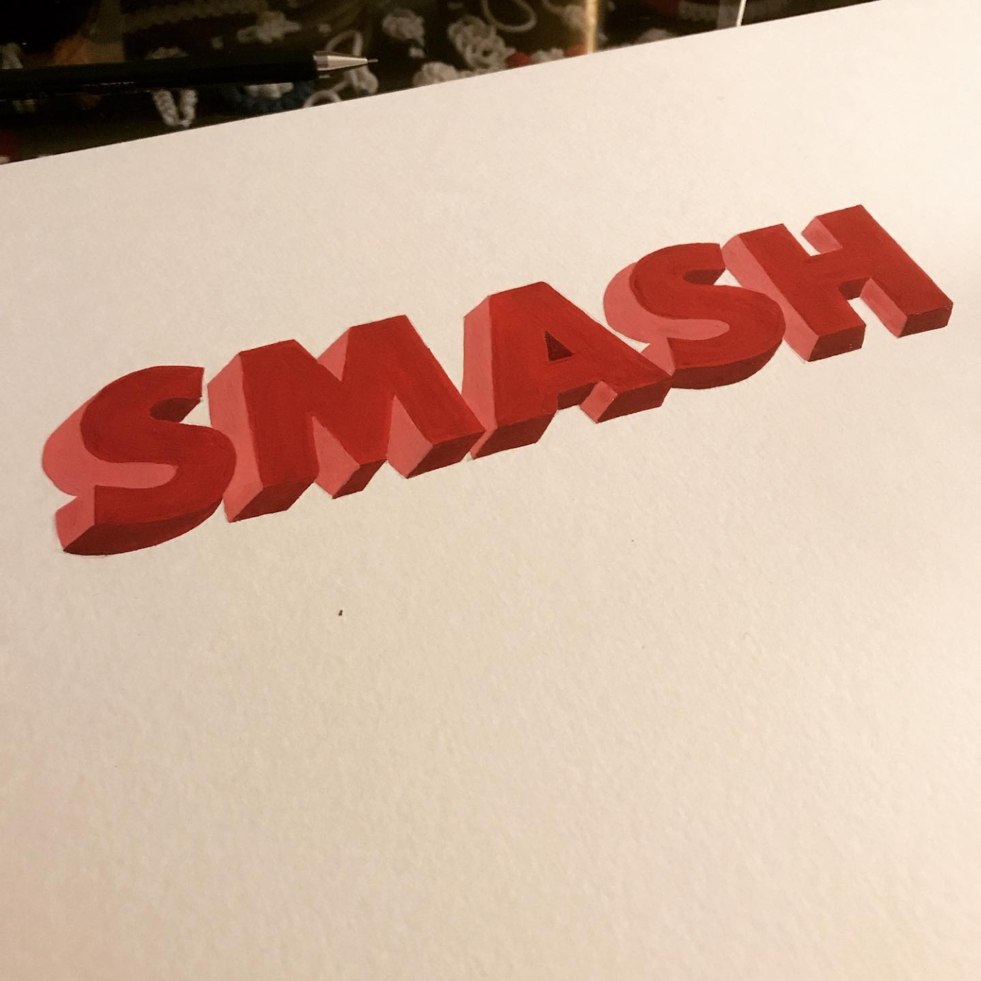 Hand drawn lettering and Calligraphy