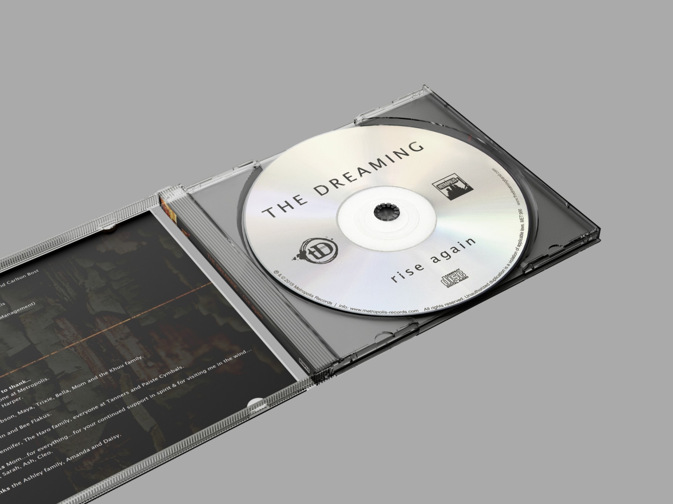 The Dreaming (L.A. Rock Band/Metropolis Records) - Vinyl + CD Design