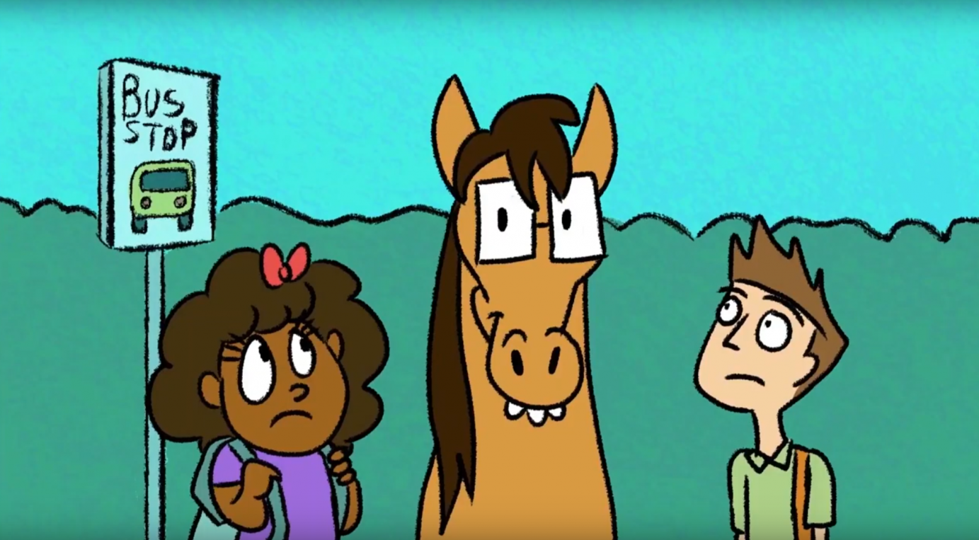 DreamWorksTV - "The Day My Family Became Horses" Animation Segment for "Izzy Creates A Cartoon"