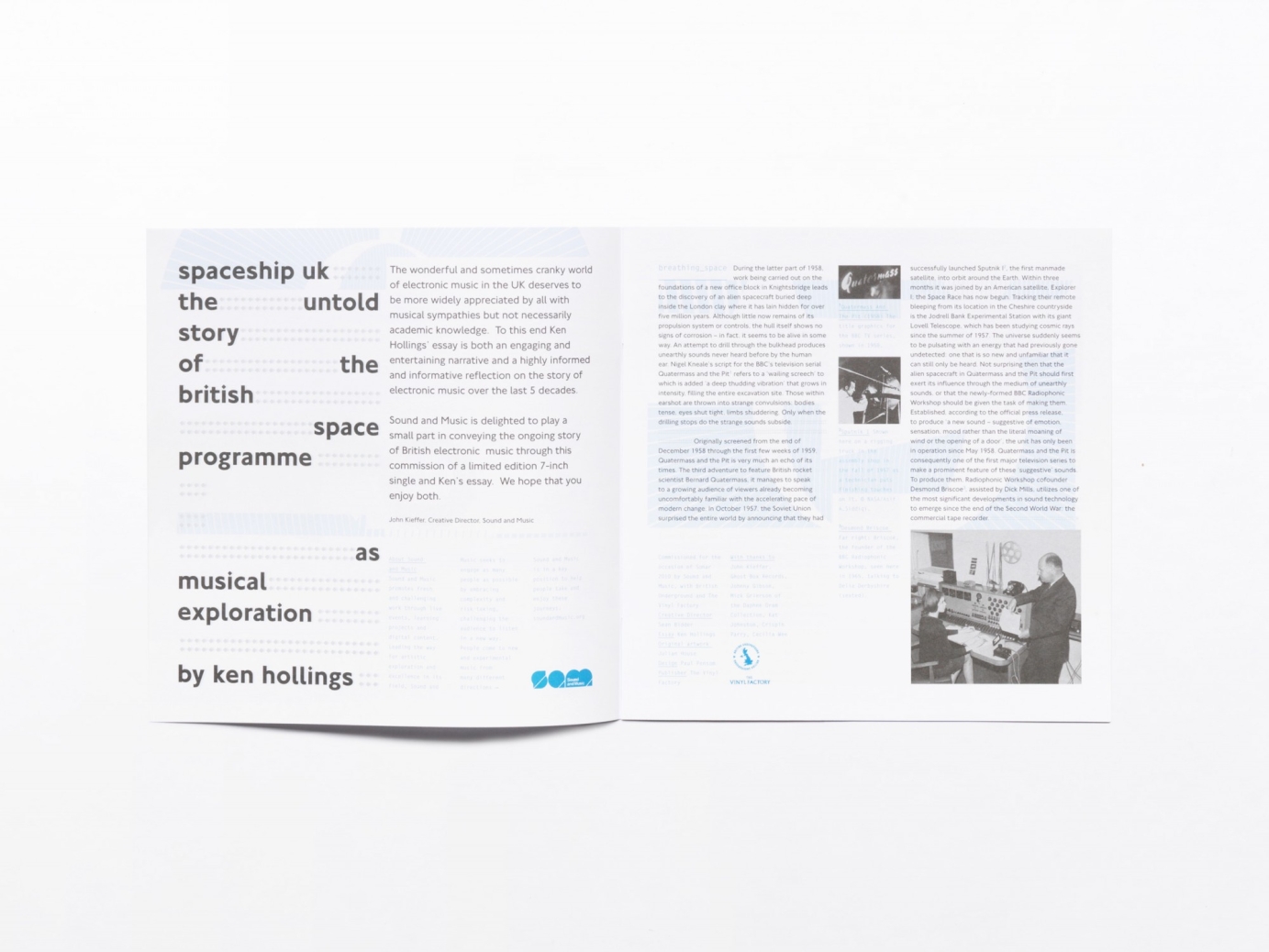 Creative direction and graphic design for Sound & Music