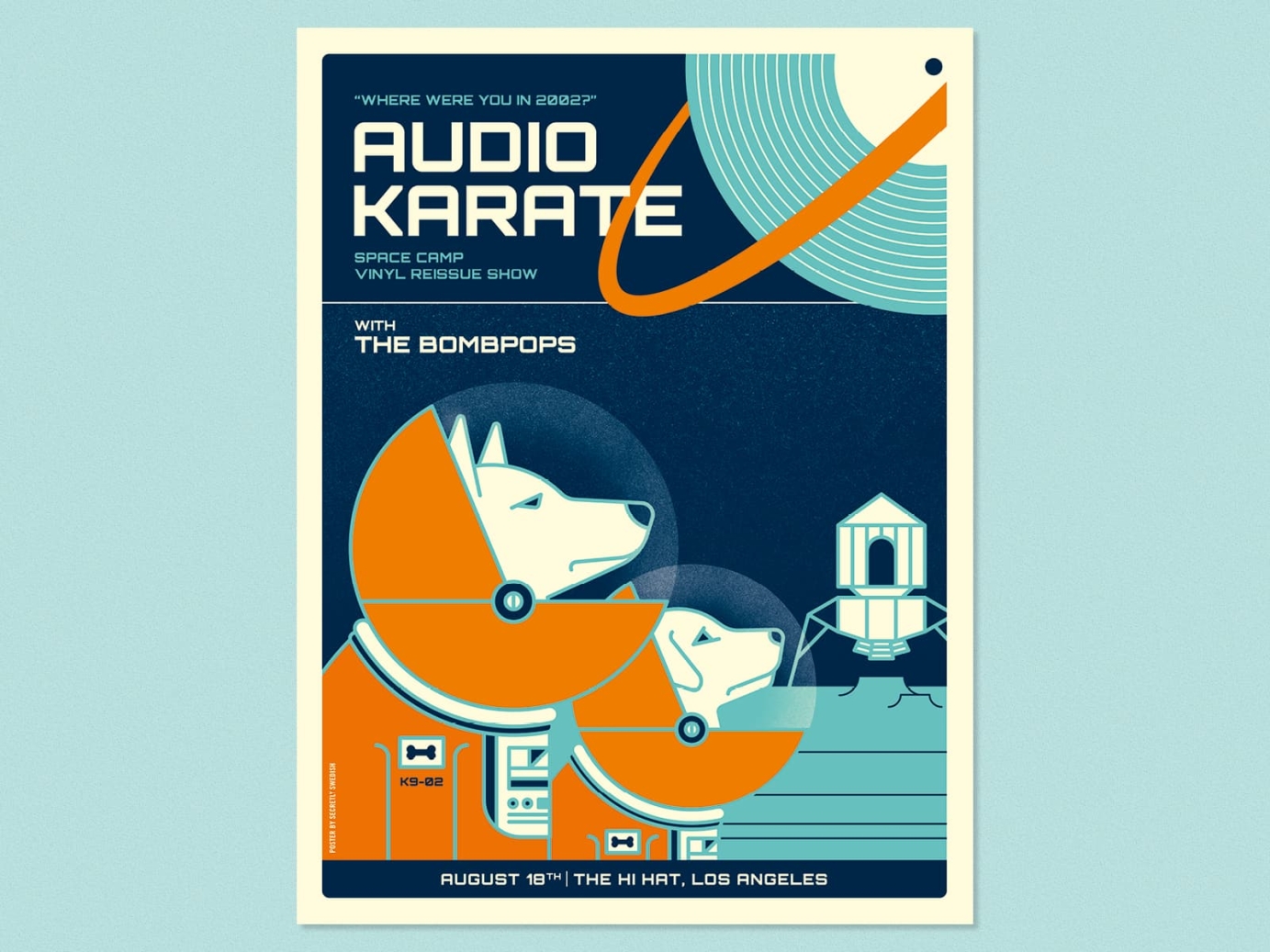 Audio Karate – Gig Poster