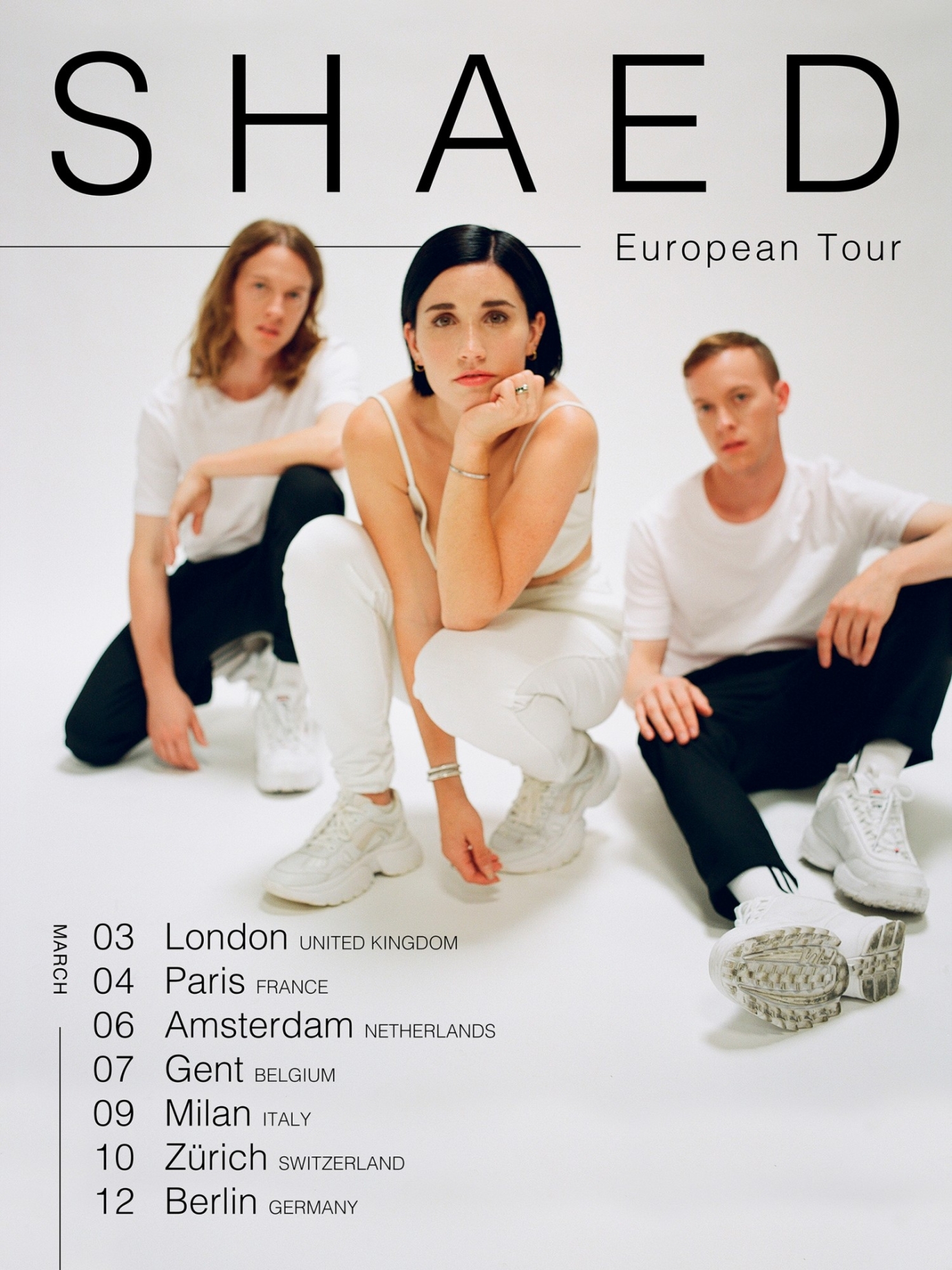 SHAED European Tour Poster