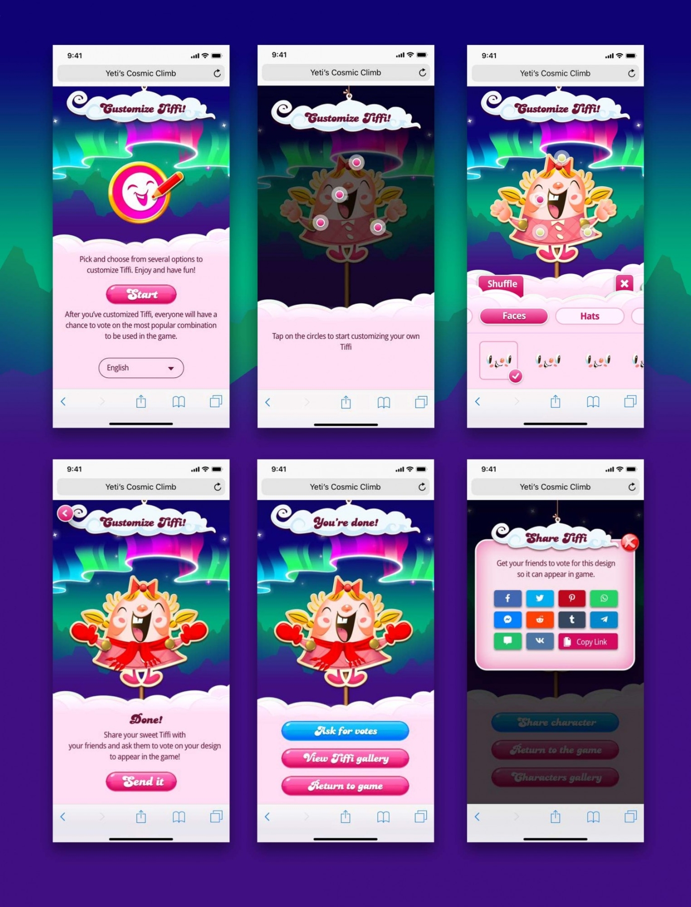 Candy Crush Saga - Character Designer