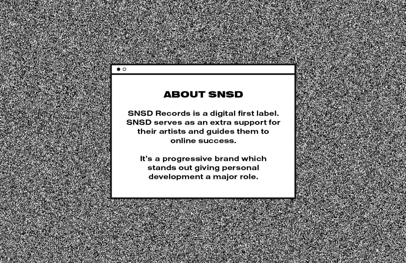 Branding sublabel SNSD Records