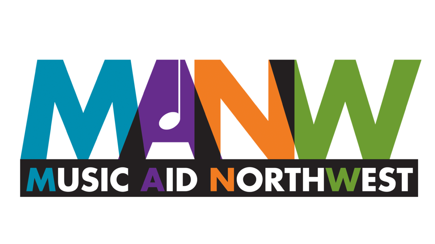 Music Aid Northwest logo design