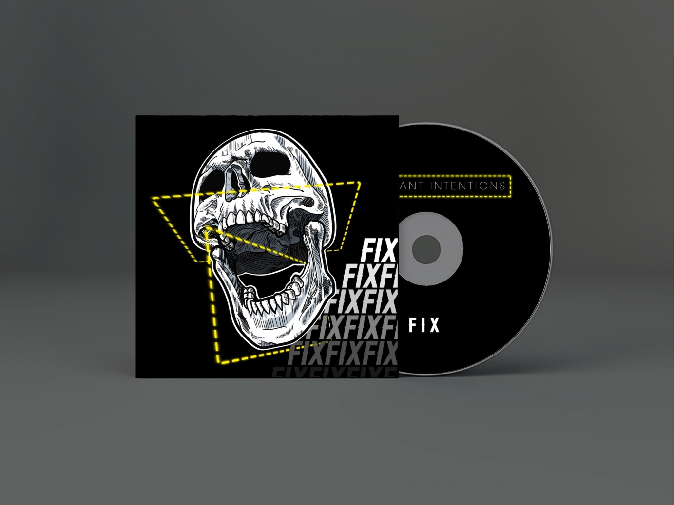 FIX - Tour support Artwork - Poster - merchandise designs and mockups with brand identity.