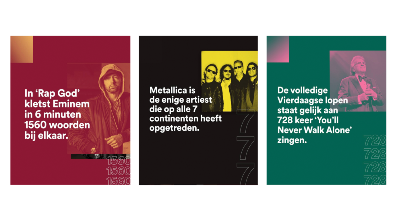 Spotify formats NL & BE