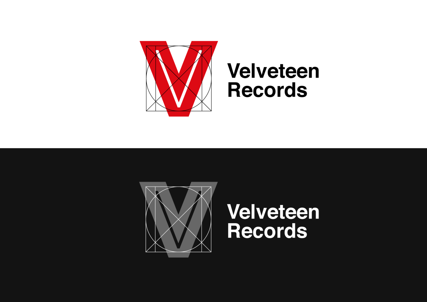 Velveteen Records Logo Development