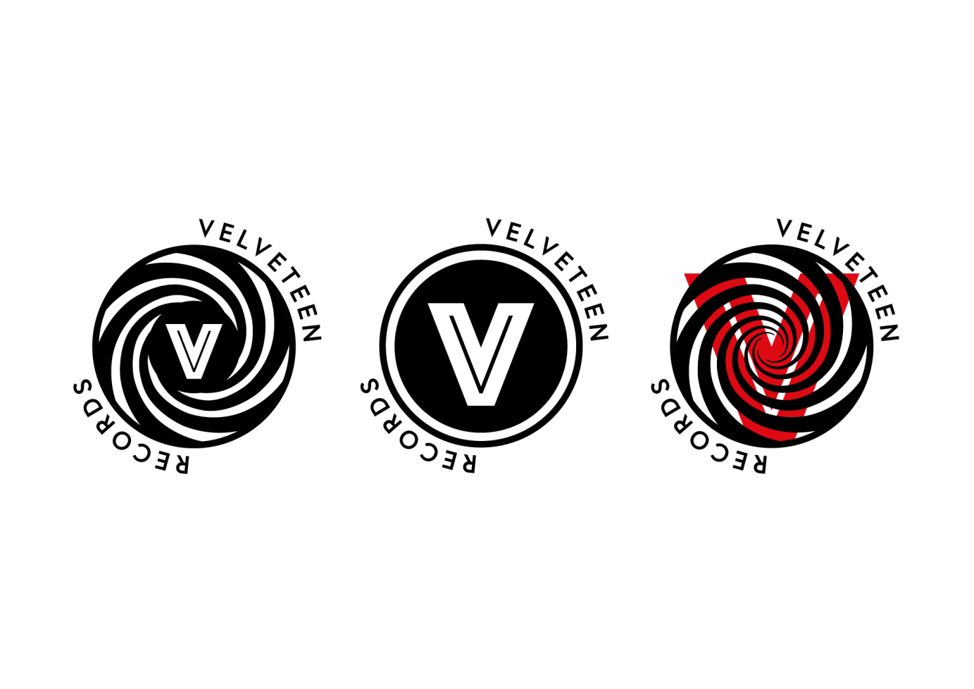 Velveteen Records Logo Development