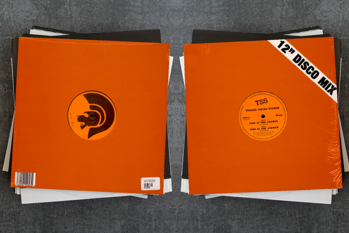 Record sleeve design artwork for Trojan Record