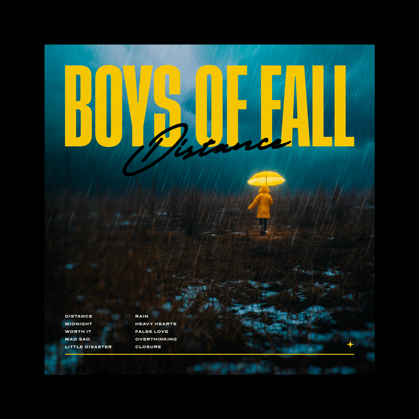 Boys Of Fall - Distance LP Layout