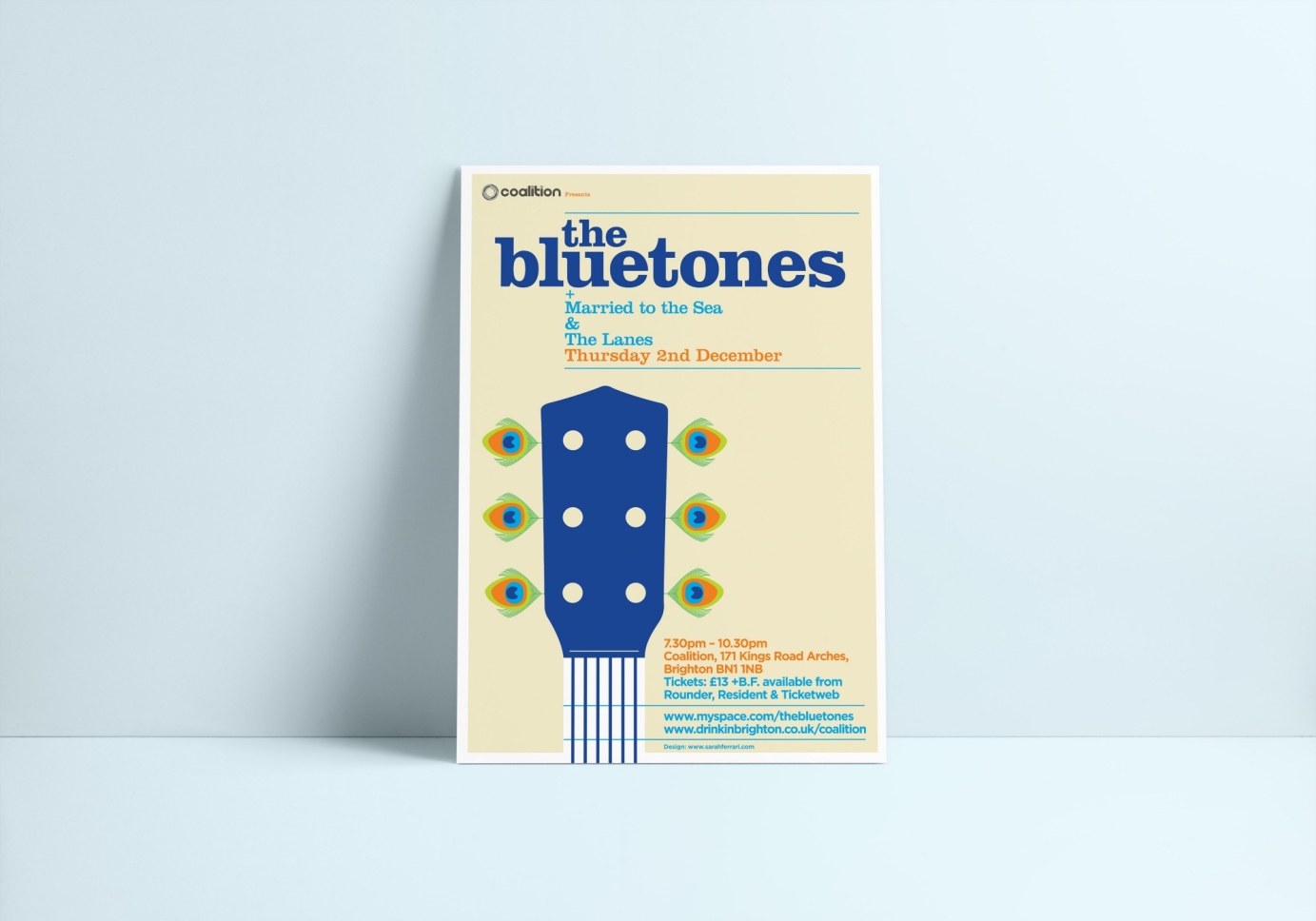 The Bluetones Gig Poster