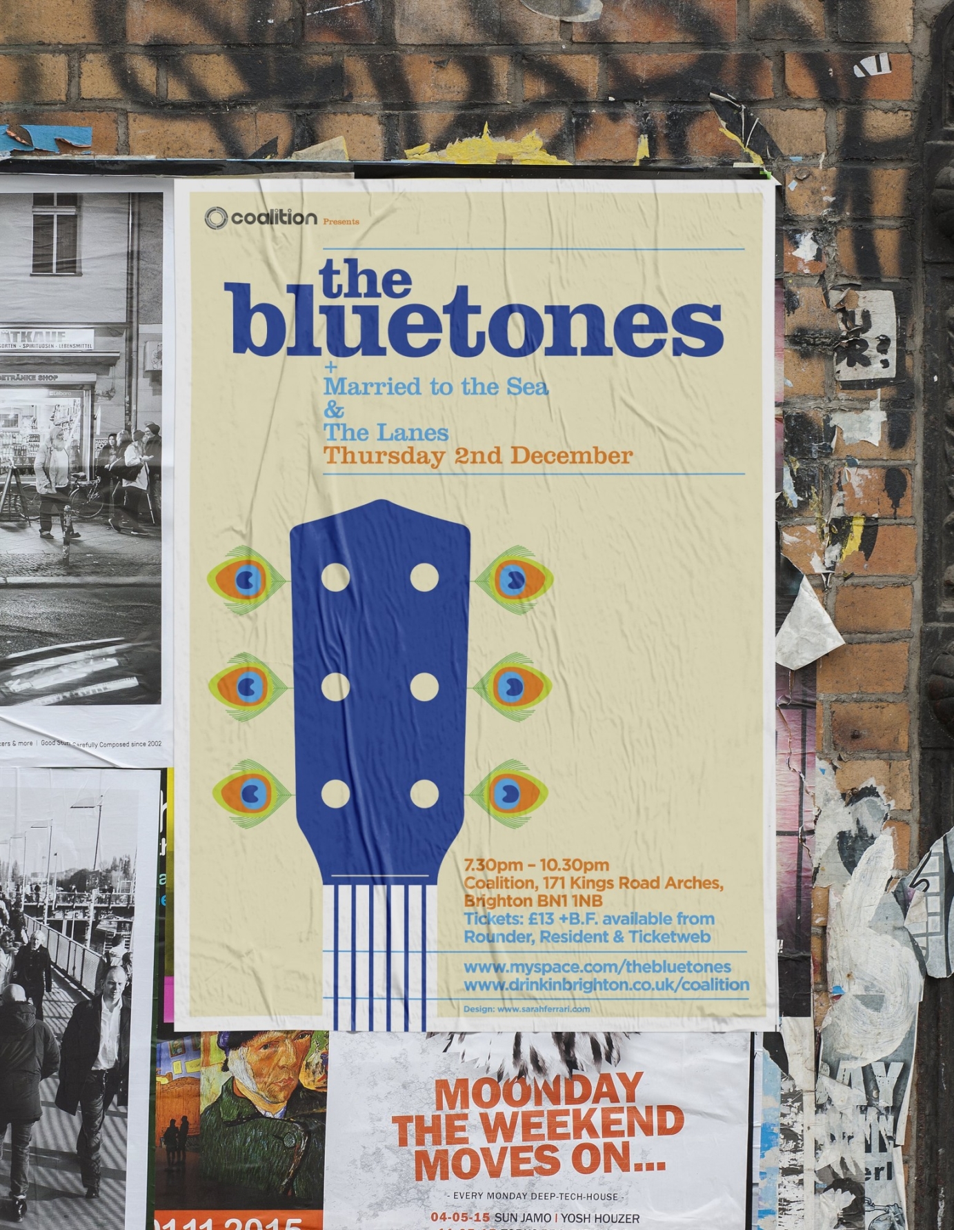 The Bluetones Gig Poster