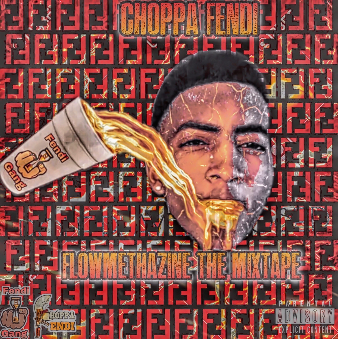 Choppa Fendi Flowmethazine The Mixtape (Album Cover)