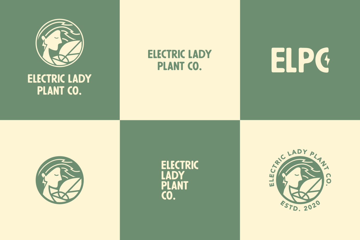 Electric Lady Plant Co Branding