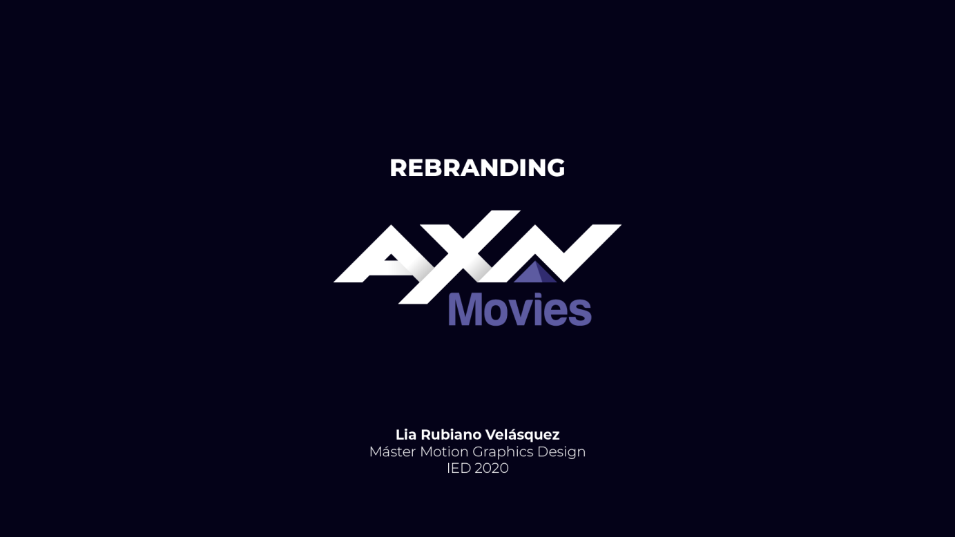 AXN Movies channel Graphic Package