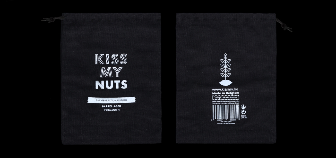 Kiss My Nuts Packaging
