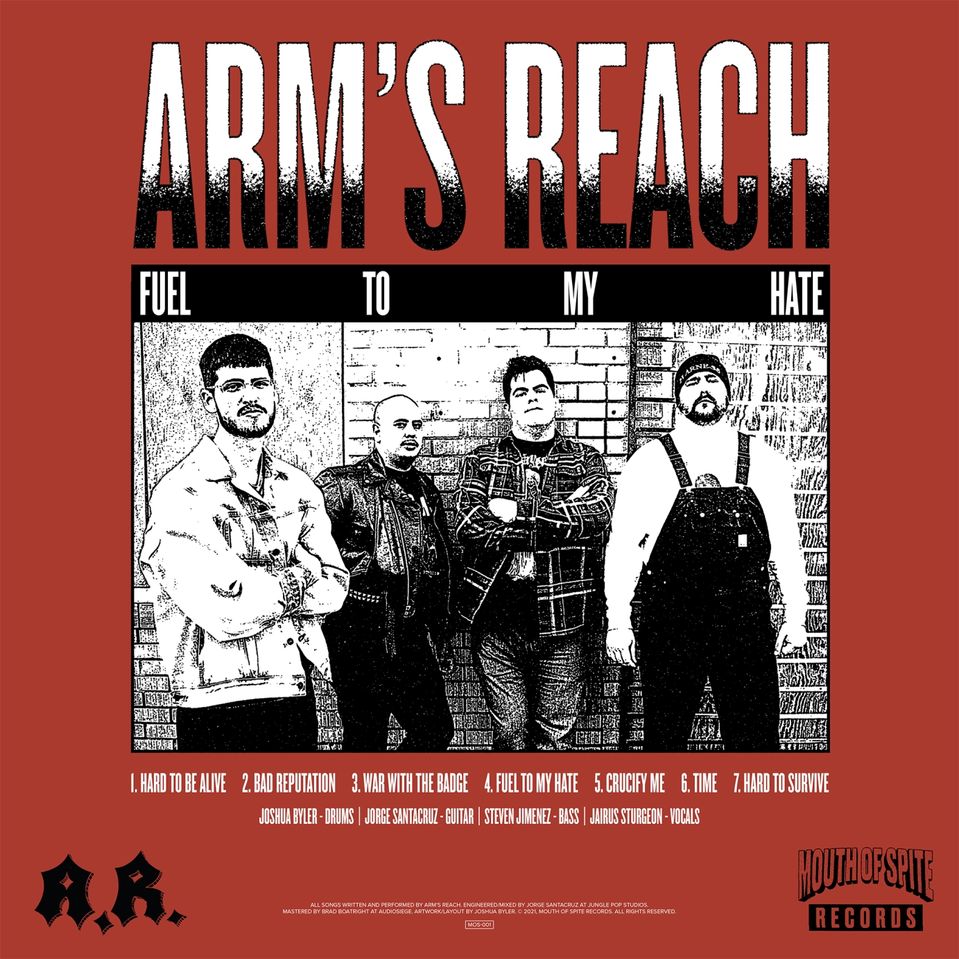 Arm's Reach - Fuel to My Hate (LP)