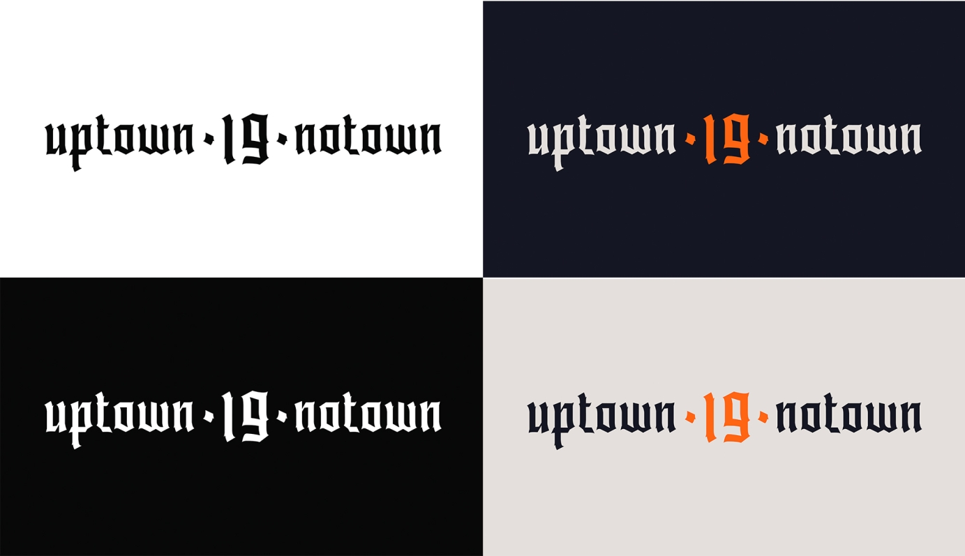 Uptown Notown Visual Branding