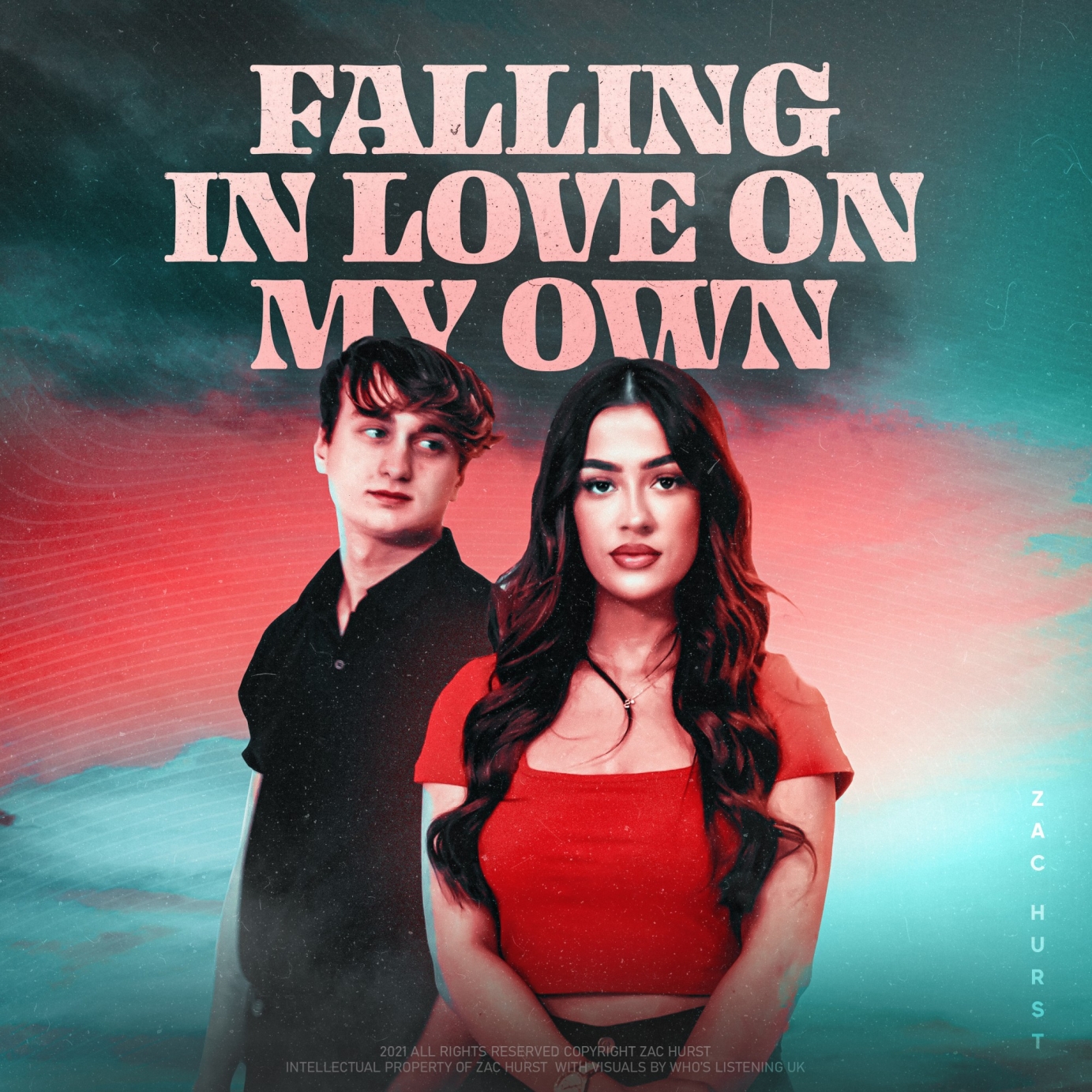 Falling In Love On My Own: Single Cover Artwork