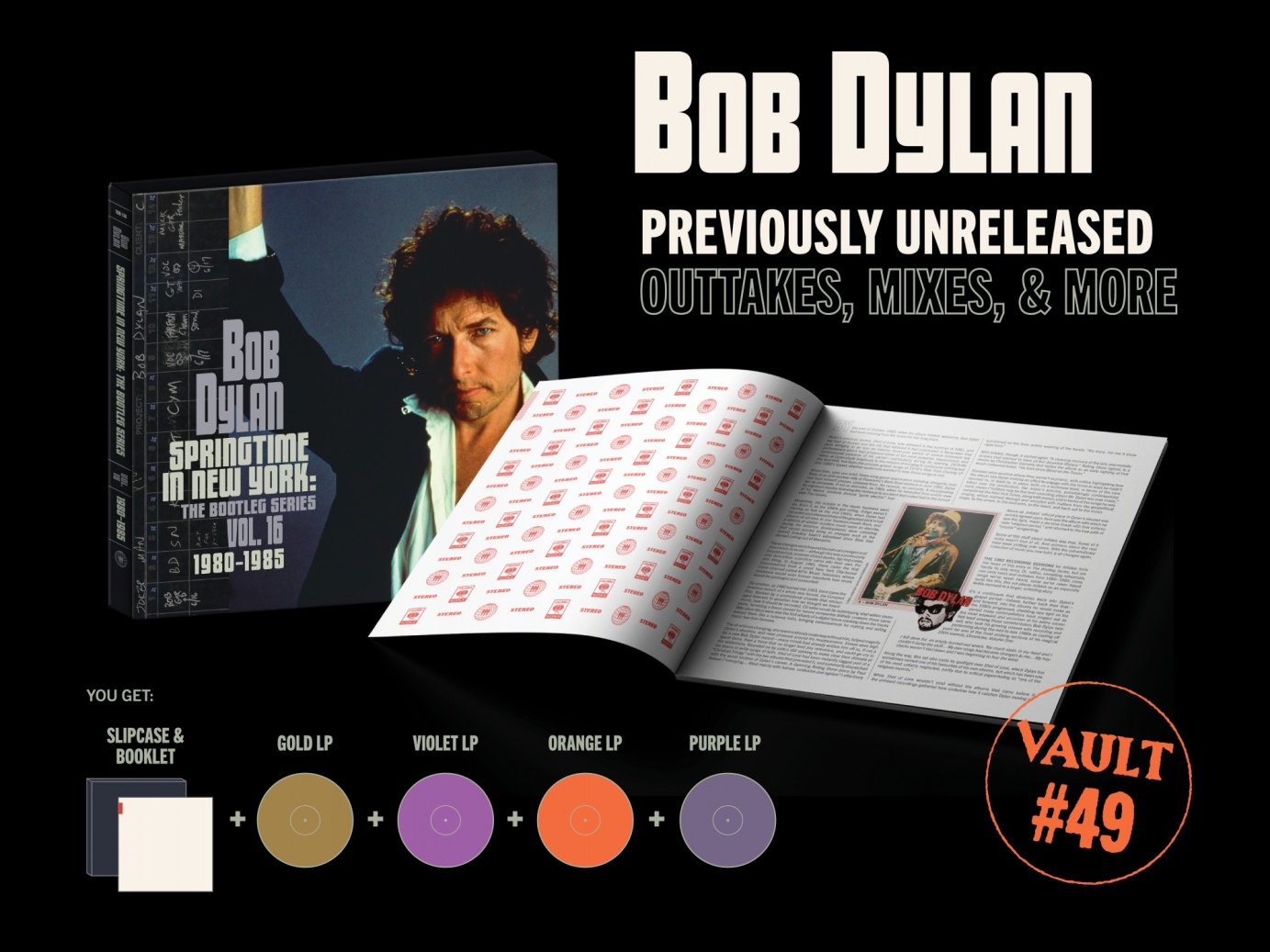 Bob Dylan Bootleg Series Package