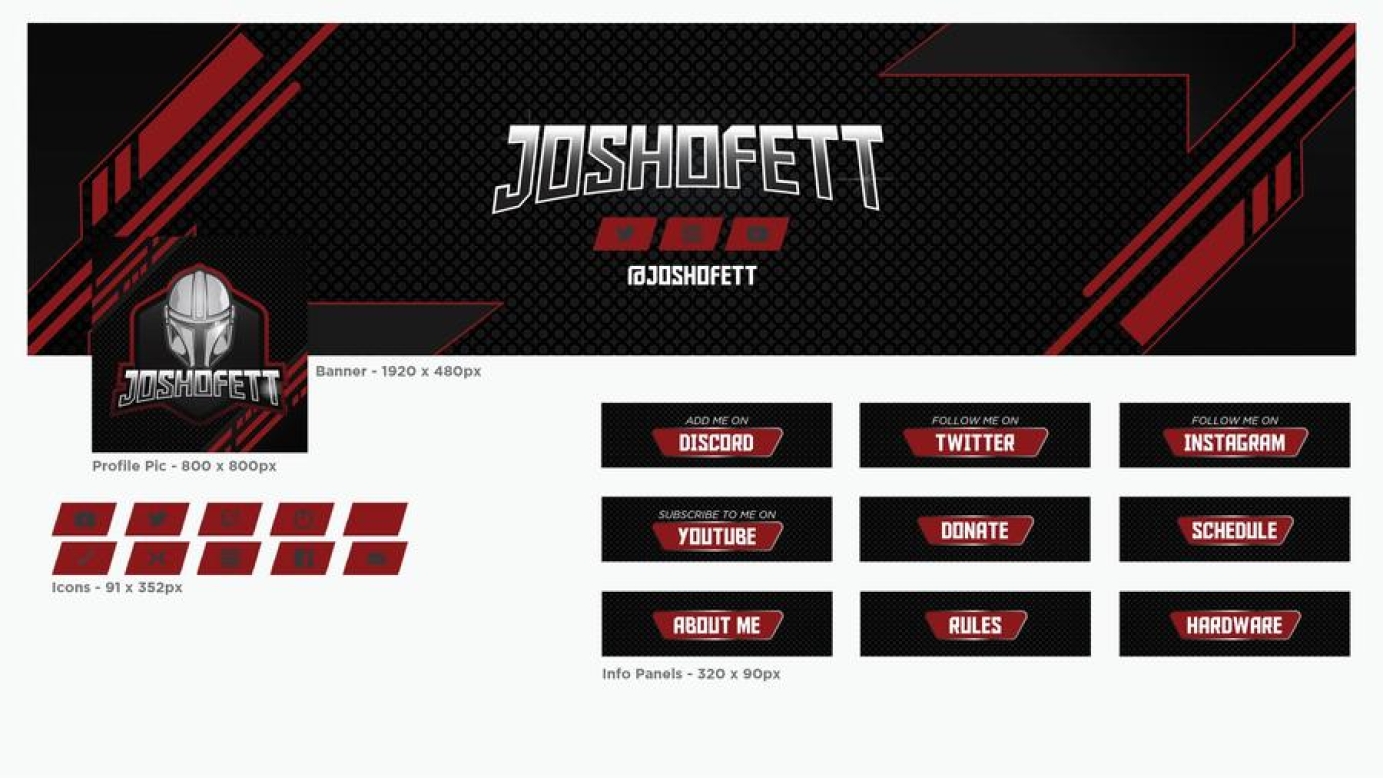 JoshoFett Twitch Branding
