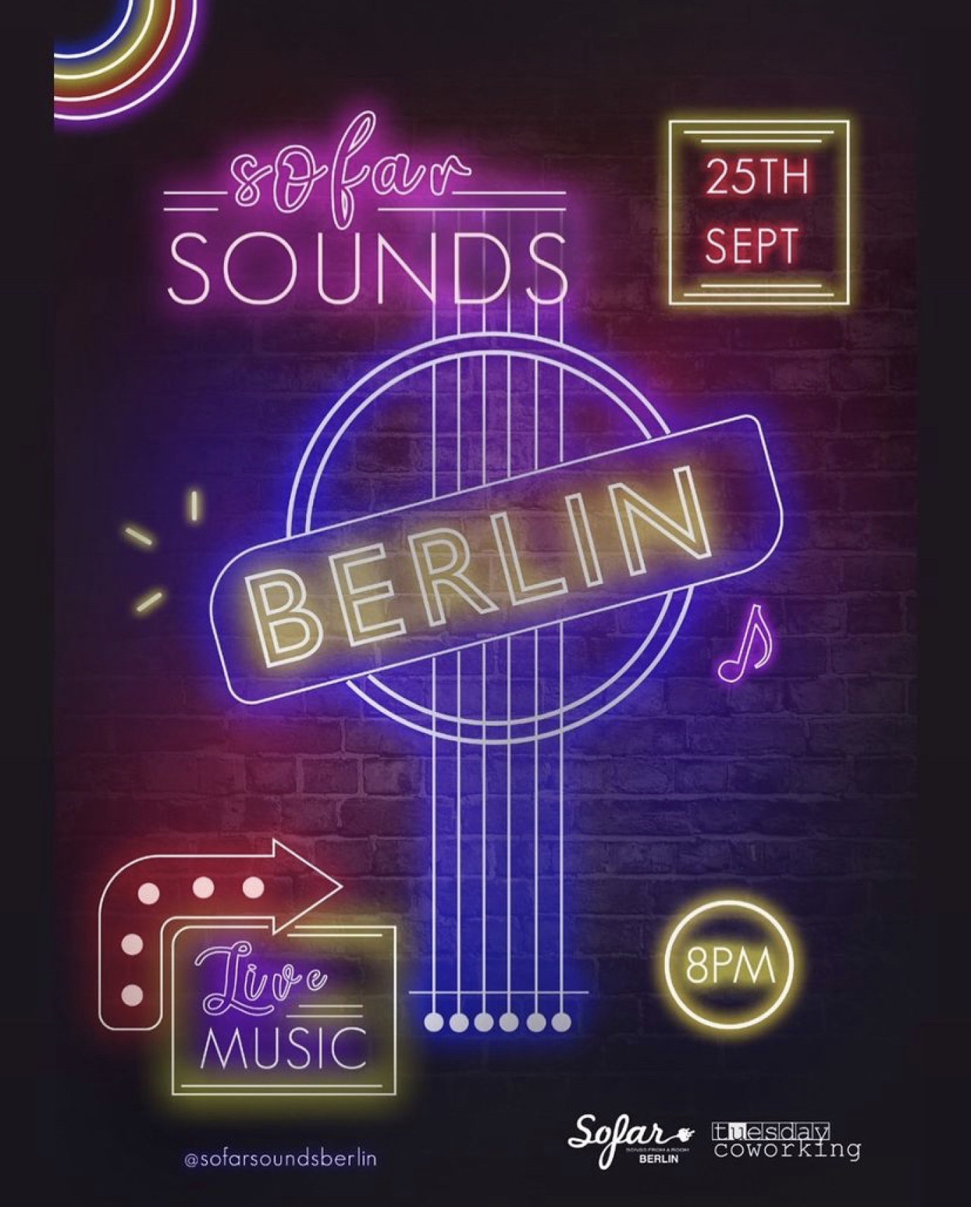 Event poster for Sofar Sounds