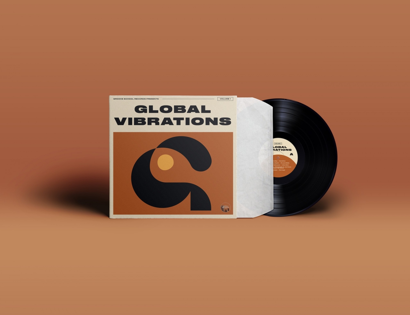 Global Vibrations Volume 1 Artwork design
