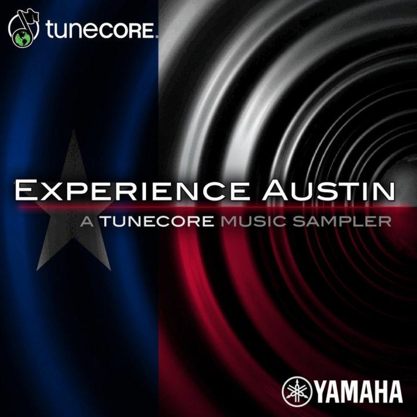 They wanted something simple to highlight artists from Austin, as well as use the Yamaha music sponsor on this design