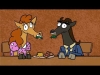 Preview image for the video "DreamWorksTV - "The Day My Family Became Horses" Animation Segment for "Izzy Creates A Cartoon" ".